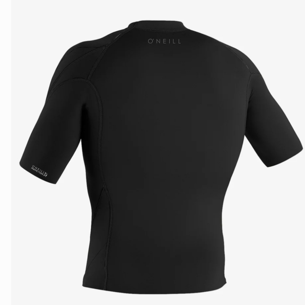 O'NEILL | Men's Black Reactor-2 1mm Neoprene Pullover Short Sleeved Surf Top - Picture 2 of 7